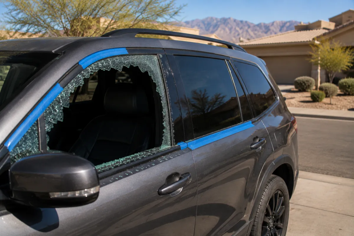 Auto glass replacement for door and rear windows in Albuquerque